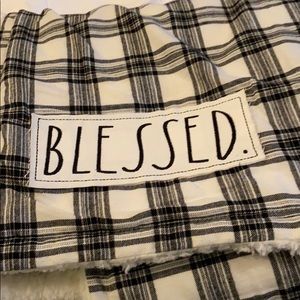 Rae Dunn Buffalo Check Throw